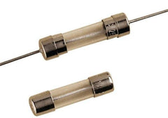 Ferraz Shawmut - 250 VAC, 1.5 Amp, Time Delay Miniature Glass Fuse - Clip Mount, 20mm OAL, 5mm Diam - Industrial Tool & Supply