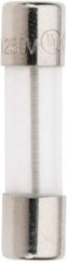 Ferraz Shawmut - 250 VAC, 0.1 Amp, Time Delay Miniature Glass Fuse - Clip Mount, 20mm OAL, 5mm Diam - Industrial Tool & Supply