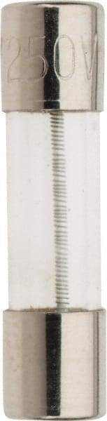 Ferraz Shawmut - 250 VAC, 0.6 Amp, Time Delay Miniature Glass Fuse - Clip Mount, 20mm OAL, 5mm Diam - Industrial Tool & Supply