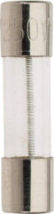 Ferraz Shawmut - 250 VAC, 0.6 Amp, Time Delay Miniature Glass Fuse - Clip Mount, 20mm OAL, 5mm Diam - Industrial Tool & Supply
