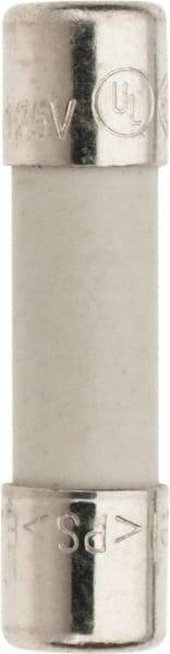 Ferraz Shawmut - 125 VAC, 6 Amp, Time Delay Miniature Glass Fuse - Clip Mount, 20mm OAL, 10 kA Rating, 5mm Diam - Industrial Tool & Supply