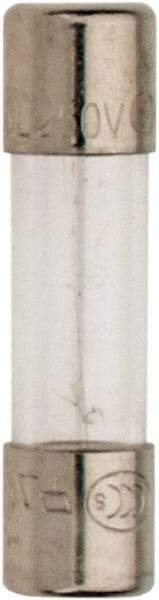 Ferraz Shawmut - 250 VAC, 0.25 Amp, Fast-Acting Miniature Glass Fuse - Clip Mount, 20mm OAL, 5mm Diam - Industrial Tool & Supply