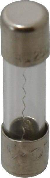 Ferraz Shawmut - 250 VAC, 4 Amp, Fast-Acting Miniature Glass Fuse - Clip Mount, 20mm OAL, 5mm Diam - Industrial Tool & Supply
