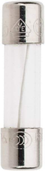 Ferraz Shawmut - 250 VAC, 0.1 Amp, Time Delay Miniature Glass Fuse - Clip Mount, 20mm OAL, 5mm Diam - Industrial Tool & Supply