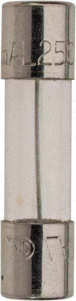 Ferraz Shawmut - 250 VAC, 0.16 Amp, Time Delay Miniature Glass Fuse - Clip Mount, 20mm OAL, 5mm Diam - Industrial Tool & Supply