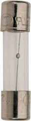 Ferraz Shawmut - 250 VAC, 2.5 Amp, Time Delay Miniature Glass Fuse - Clip Mount, 20mm OAL, 5mm Diam - Industrial Tool & Supply