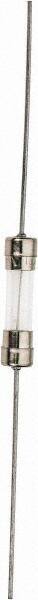Ferraz Shawmut - 250 VAC, 0.08 Amp, Time Delay Miniature Glass Fuse - Surface Mount Mount, 20mm OAL, 5mm Diam - Industrial Tool & Supply