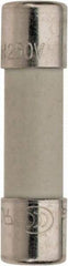 Ferraz Shawmut - 250 VAC, 0.8 Amp, Fast-Acting Miniature Ceramic Fuse - Clip Mount, 20mm OAL, 5mm Diam - Industrial Tool & Supply