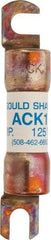 Ferraz Shawmut - 1 Amp Time Delay Round Forklift & Truck Fuse - 125VAC, 125VDC, 3.07" Long x 0.5" Wide, Bussman ACK1, Ferraz Shawmut ACK1 - Industrial Tool & Supply