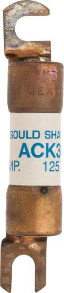 Ferraz Shawmut - 3 Amp Time Delay Round Forklift & Truck Fuse - 125VAC, 125VDC, 3.07" Long x 0.5" Wide, Bussman ACK3, Ferraz Shawmut ACK3 - Industrial Tool & Supply