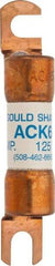 Ferraz Shawmut - 6 Amp Time Delay Round Forklift & Truck Fuse - 125VAC, 125VDC, 3.07" Long x 0.5" Wide, Bussman ACK6, Ferraz Shawmut ACK6 - Industrial Tool & Supply