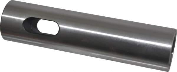 Interstate - MT4 Inside Morse Taper, Standard Morse Taper to Straight Shank - 6" OAL, Medium Carbon Steel, Hardened & Ground Throughout - Exact Industrial Supply