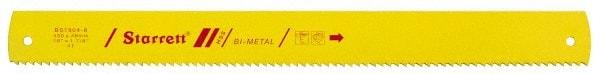 Starrett - 18" Long, 6 Teeth per Inch, Bi-Metal Power Hacksaw Blade - Toothed Edge, 1-7/8" Wide x 0.088" Thick - Industrial Tool & Supply