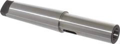 Interstate - MT3 Inside Morse Taper, MT5 Outside Morse Taper, Extension Morse Taper to Morse Taper - 10-1/2" OAL, Medium Carbon Steel, Soft with Hardened Tang - Exact Industrial Supply