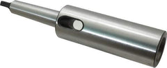 Interstate - MT4 Inside Morse Taper, MT3 Outside Morse Taper, Extension Morse Taper to Morse Taper - 9-1/2" OAL, Medium Carbon Steel, Soft with Hardened Tang - Exact Industrial Supply
