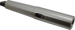 Interstate - MT4 Inside Morse Taper, MT5 Outside Morse Taper, Extension Morse Taper to Morse Taper - 11-7/8" OAL, Medium Carbon Steel, Soft with Hardened Tang - Exact Industrial Supply