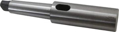 Interstate - MT5 Inside Morse Taper, MT5 Outside Morse Taper, Extension Morse Taper to Morse Taper - 13-1/4" OAL, Medium Carbon Steel, Soft with Hardened Tang - Exact Industrial Supply