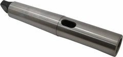 Interstate - MT5 Inside Morse Taper, MT6 Outside Morse Taper, Extension Morse Taper to Morse Taper - 15-3/8" OAL, Medium Carbon Steel, Soft with Hardened Tang - Exact Industrial Supply