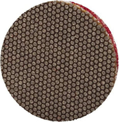 3M - 1" Diam, 200 Grit, Diamond Hook & Loop Disc - Very Fine Grade, Coated, Cloth Backing, Series 6002J - Industrial Tool & Supply