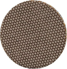 3M - 1" Diam, 1,800 Grit, Diamond Hook & Loop Disc - Ultra Fine Grade, Coated, Cloth Backing, Series 6002J - Industrial Tool & Supply