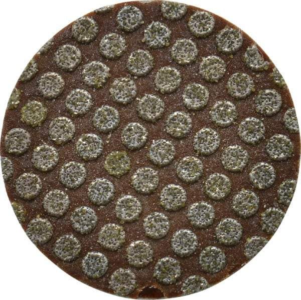 3M - 1" Disc Diam, 60 Grit, Diamond Quick Change Disc - Type R Attaching System, Coated, Green, Medium Grade, 30,000 RPM, 6234J Series - Industrial Tool & Supply