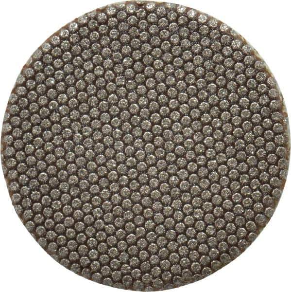 3M - 1" Disc Diam, 120 Grit, Diamond Quick Change Disc - Type R Attaching System, Coated, Black, Fine Grade, 30,000 RPM, 6234J Series - Industrial Tool & Supply