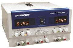 B&K Precision - 350 Watt, (A & B) 0 to 2 Amp, (C) 5 Amp, 240 VAC Input, (A & B) 0 to 30 VDC, (C) 4 to 6.50 VDC Output, Benchtop Power Supply - 3 Outputs, 10-1/2 Inch Wide x 15 Inch Deep x 5.7 Inch High, 32 to 104°F, LED Display - Industrial Tool & Supply