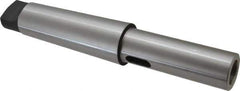 Interstate - MT3 Inside Morse Taper, MT5 Outside Morse Taper, Extension Morse Taper to Morse Taper - 10-1/2" OAL, Medium Carbon Steel, Hardened & Ground Throughout - Exact Industrial Supply