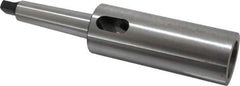 Interstate - MT5 Inside Morse Taper, MT4 Outside Morse Taper, Extension Morse Taper to Morse Taper - 11-7/8" OAL, Medium Carbon Steel, Hardened & Ground Throughout - Exact Industrial Supply