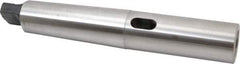 Interstate - MT5 Inside Morse Taper, MT6 Outside Morse Taper, Extension Morse Taper to Morse Taper - 15-3/8" OAL, Medium Carbon Steel, Hardened & Ground Throughout - Exact Industrial Supply