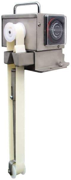 Abanaki - 12" Reach, 1 GPH Oil Removal Capacity, 115 Max Volt Rating, 60 Hz, Belt Oil Skimmer - Flat Belt - Industrial Tool & Supply