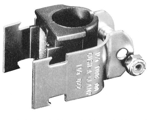 ZSI - 1-3/4" Pipe, Tube Clamp with Cushion - Dichromate - Industrial Tool & Supply