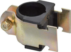 ZSI - 1-1/4" Pipe, Tube Clamp with Cushion - Dichromate - Industrial Tool & Supply