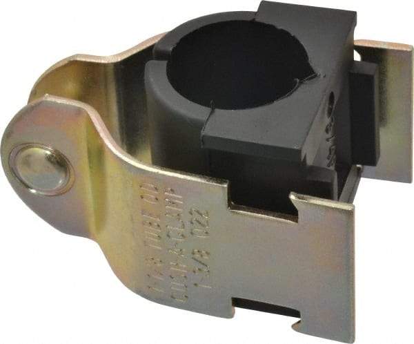 ZSI - 3/4" Pipe," Pipe Clamp with Cushion - Dichromate - Industrial Tool & Supply