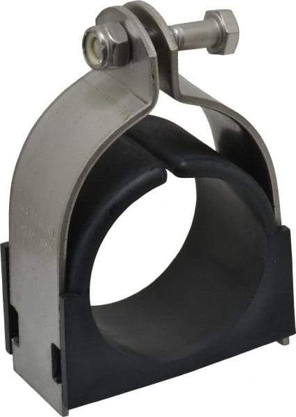 ZSI - 2" Pipe," Pipe Clamp with Cushion - Industrial Tool & Supply