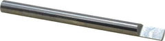 Accupro - 5/16 Inch Diameter, 4 Inch Overall Length, 1/2 Inch Split Length, Solid Carbide, Squared Split End Carbide Blank - Single End - Industrial Tool & Supply