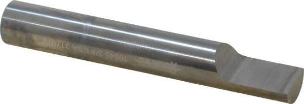 Accupro - 3/8 Inch Diameter, 2-1/2 Inch Overall Length, 1/2 Inch Split Length, Solid Carbide, Squared Split End Carbide Blank - Single End - Industrial Tool & Supply