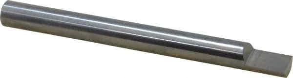 Accupro - 3/8 Inch Diameter, 4 Inch Overall Length, 1/2 Inch Split Length, Solid Carbide, Squared Split End Carbide Blank - Single End - Industrial Tool & Supply