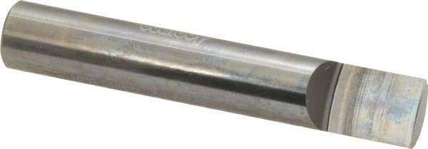 Accupro - 1/2 Inch Diameter, 3 Inch Overall Length, 5/8 Inch Split Length, Solid Carbide, Squared Split End Carbide Blank - Single End - Industrial Tool & Supply