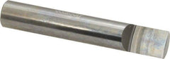 Accupro - 1/2 Inch Diameter, 3 Inch Overall Length, 5/8 Inch Split Length, Solid Carbide, Squared Split End Carbide Blank - Single End - Industrial Tool & Supply