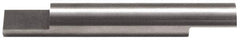 Accupro - 5/16 Inch Diameter, 2-1/2 Inch Overall Length, 1/2 Inch Split Length, Solid Carbide, Squared Split End Carbide Blank - Double End - Industrial Tool & Supply