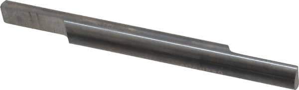 Accupro - 1/4 Inch Diameter, 2-1/2 Inch Overall Length, 3/8 Inch Split Length, Solid Carbide, Squared Split End Carbide Blank - Double End - Industrial Tool & Supply