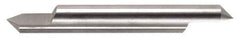Accupro - 5/16 Inch Diameter, 4 Inch Overall Length, 1/2 Inch Split Length, Solid Carbide, Conical Point Split End Carbide Blank - Single End, 60° Point - Industrial Tool & Supply