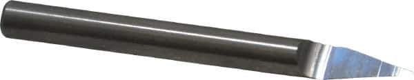 Accupro - 3/16 Inch Diameter, 2 Inch Overall Length, 3/8 Inch Split Length, Solid Carbide, Conical Point Split End Carbide Blank - Single End, 30° Point - Industrial Tool & Supply