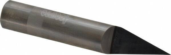 Accupro - 1/2 Inch Diameter, 3 Inch Overall Length, 5/8 Inch Split Length, Solid Carbide, Conical Point Split End Carbide Blank - Single End, 30° Point - Industrial Tool & Supply
