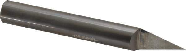 Accupro - 1/2 Inch Diameter, 4 Inch Overall Length, 5/8 Inch Split Length, Solid Carbide, Conical Point Split End Carbide Blank - Single End, 30° Point - Industrial Tool & Supply