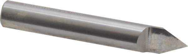 Accupro - 3/8 Inch Diameter, 2-1/2 Inch Overall Length, 1/2 Inch Split Length, Solid Carbide, Conical Point Split End Carbide Blank - Single End, 60° Point - Industrial Tool & Supply