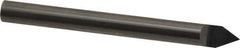 Accupro - 3/8 Inch Diameter, 4 Inch Overall Length, 1/2 Inch Split Length, Solid Carbide, Conical Point Split End Carbide Blank - Single End, 60° Point - Industrial Tool & Supply