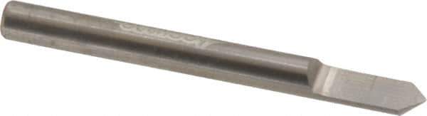 Accupro - 3/16 Inch Diameter, 2 Inch Overall Length, 3/8 Inch Split Length, Solid Carbide, Conical Point Split End Carbide Blank - Single End, 90° Point - Industrial Tool & Supply