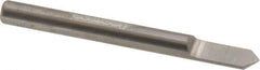 Accupro - 3/16 Inch Diameter, 2 Inch Overall Length, 3/8 Inch Split Length, Solid Carbide, Conical Point Split End Carbide Blank - Single End, 90° Point - Industrial Tool & Supply